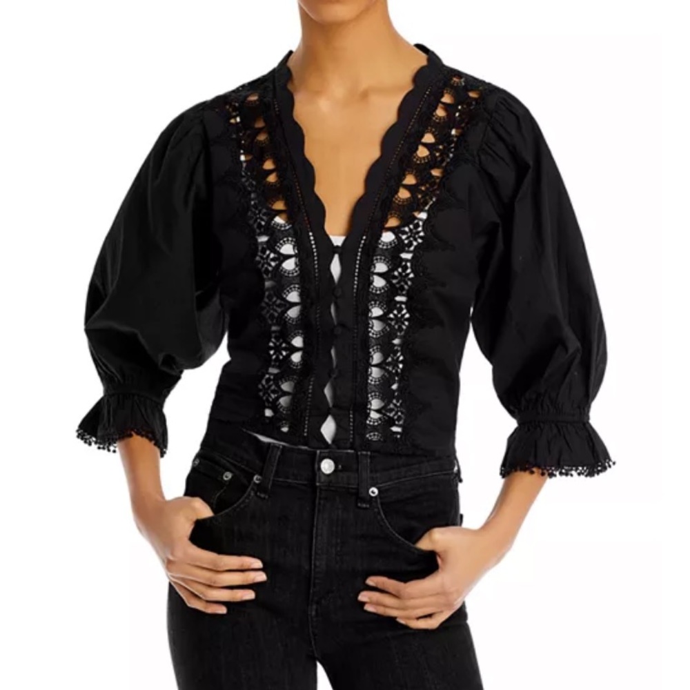 Free People
Louella Embroidered Top